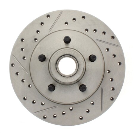 Centric Parts Select Drilled/Slotted Brake Rotor, 227.63010R 227.63010R